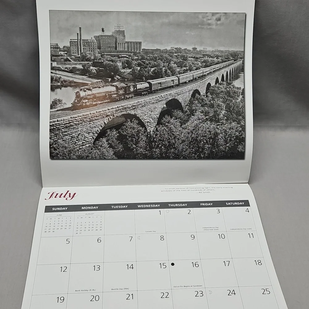 Classic Trains 2015 16-Month Railroad Calendar